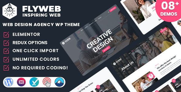 Flyweb - Web Design Agency WordPress Theme